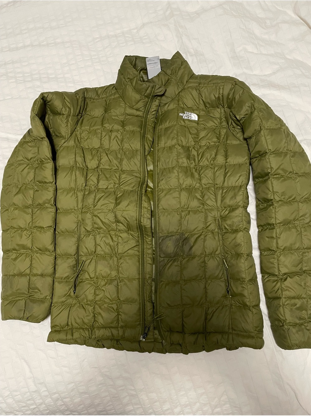 The North Face Olive Green Women’s XS Lightweight Quilted Puffer Jacket